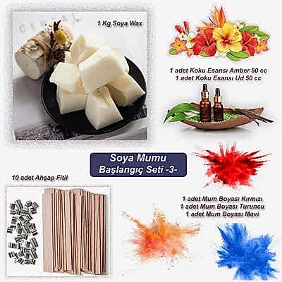 Resim Soya Mumu Başlangıç Seti 3