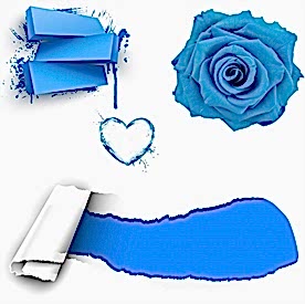 Resim Mavi Granül Mum Boyası 10 gr