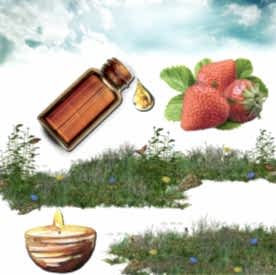 Resim Çilek Mum Koku Esansı 50 cc