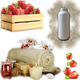 Resim Çilek Mum Koku Esansı 1 Kg