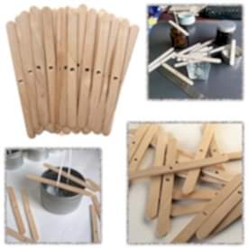 Resim Ahşap Mum Fitili Dengeleyici 10 Adet 