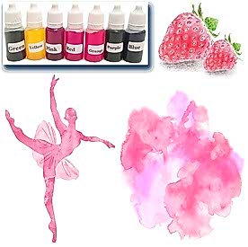 Resim Çilek Rengi Sabun Boyası 10 ml