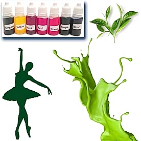 Resim Yeşil Sabun Boyası 10 ml