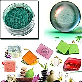 Resim Sedef Toz Boya Su Yeşili 5 gr