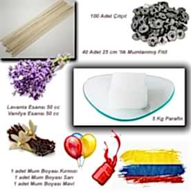 Resim Parafin Mum Başlangıç Seti - 2 -