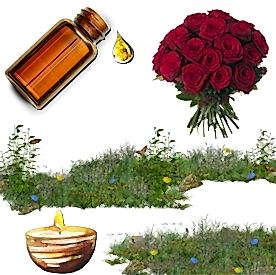 Resim Gül Mum Koku Esansı 30 cc