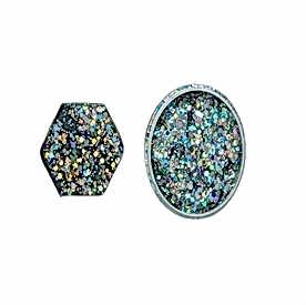 Resim Sim Gümüş İri Glitter 8 Gr