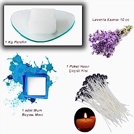 Resim Parafin Mum Başlangıç Seti - 1 -