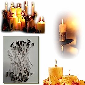 Resim Mum Fitili Hazır Kopçalı İnce 10cm 250 Adet 