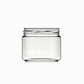 Resim Kapaklı Cam Kavanoz 330 CC ''1 adet''