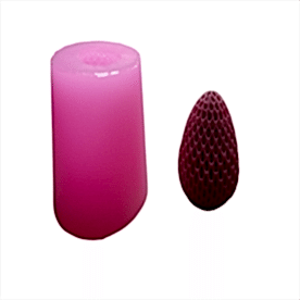 Resim Tek Çilek Silikon Mum Kalıbı